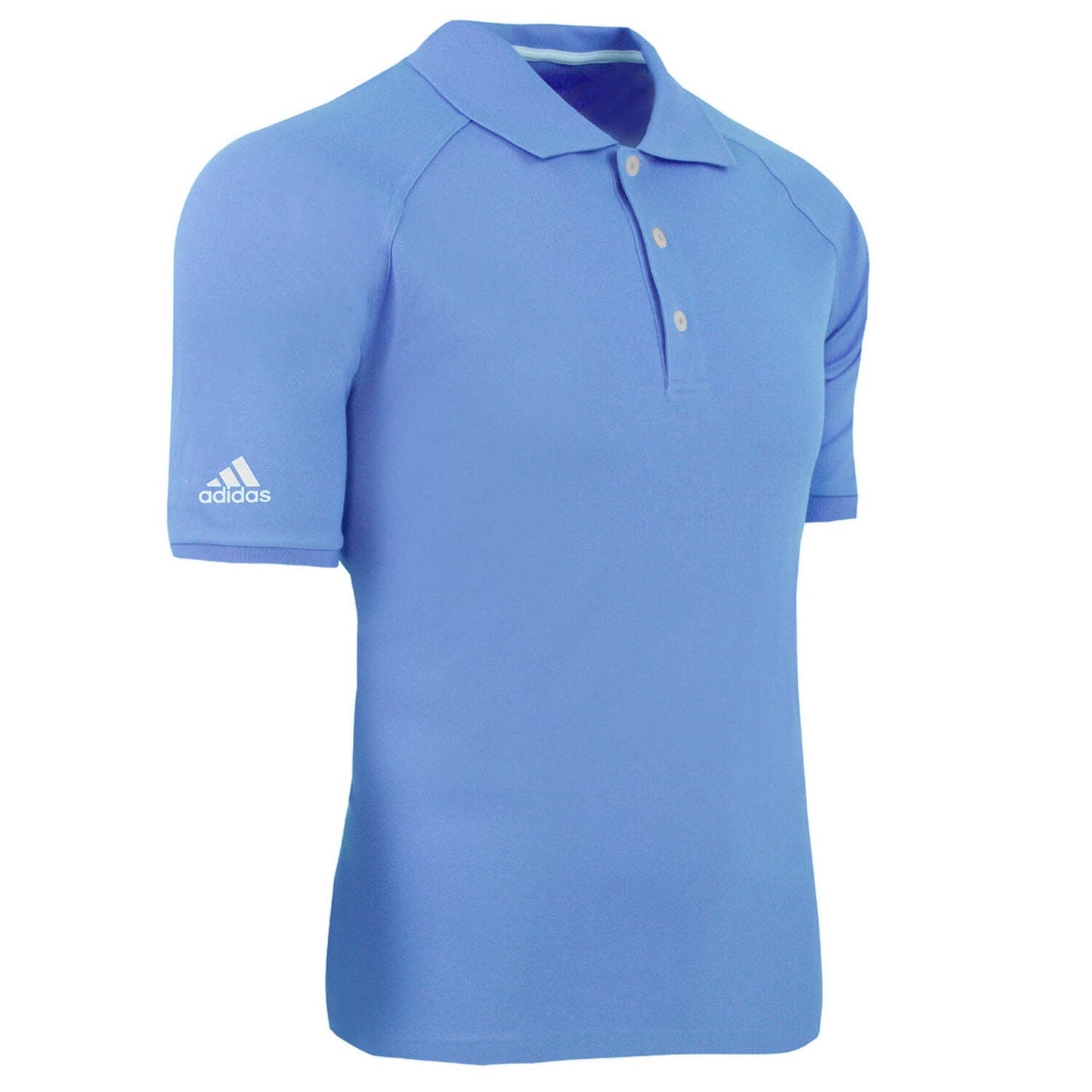 Adidas ClimaLite Blended Pique Polo Shirts Gulf Blue Men's