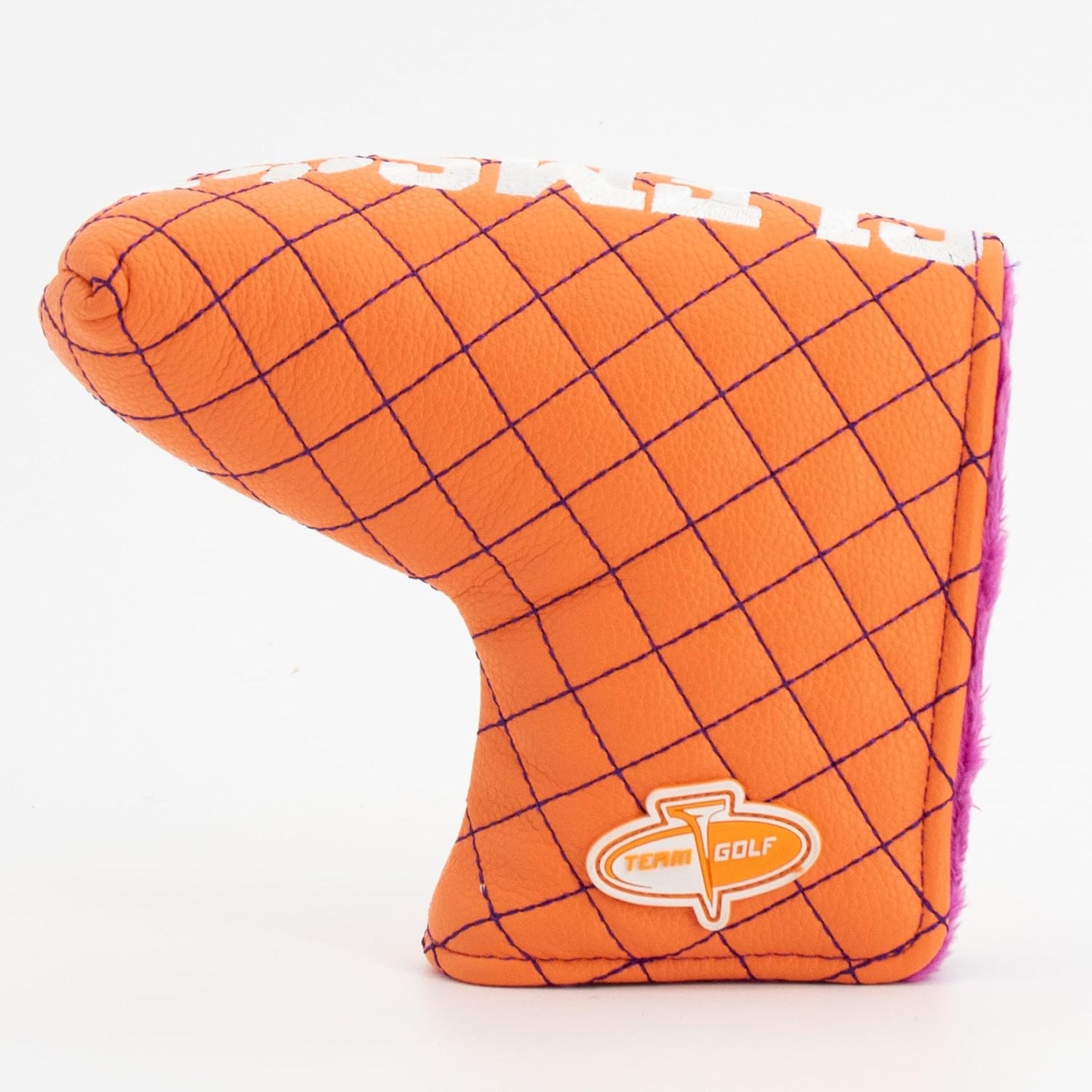 NCAA Clemson Tigers Blade Putter Cover Premium Quilted Team Golf Cover