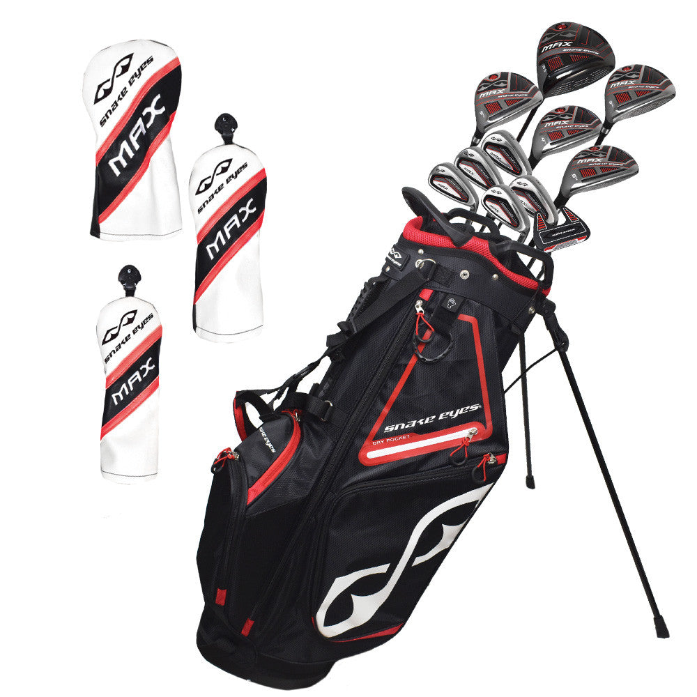 Snake Eyes Max Men's Complete Golf Club Set Right Hand with Bag