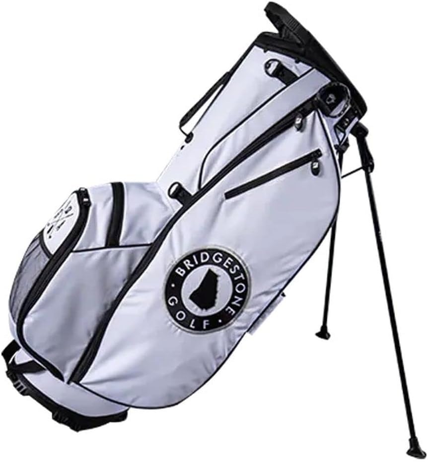 Bridgestone Golf State Collection Stand Bag Georgia White Black 5 Way Divider