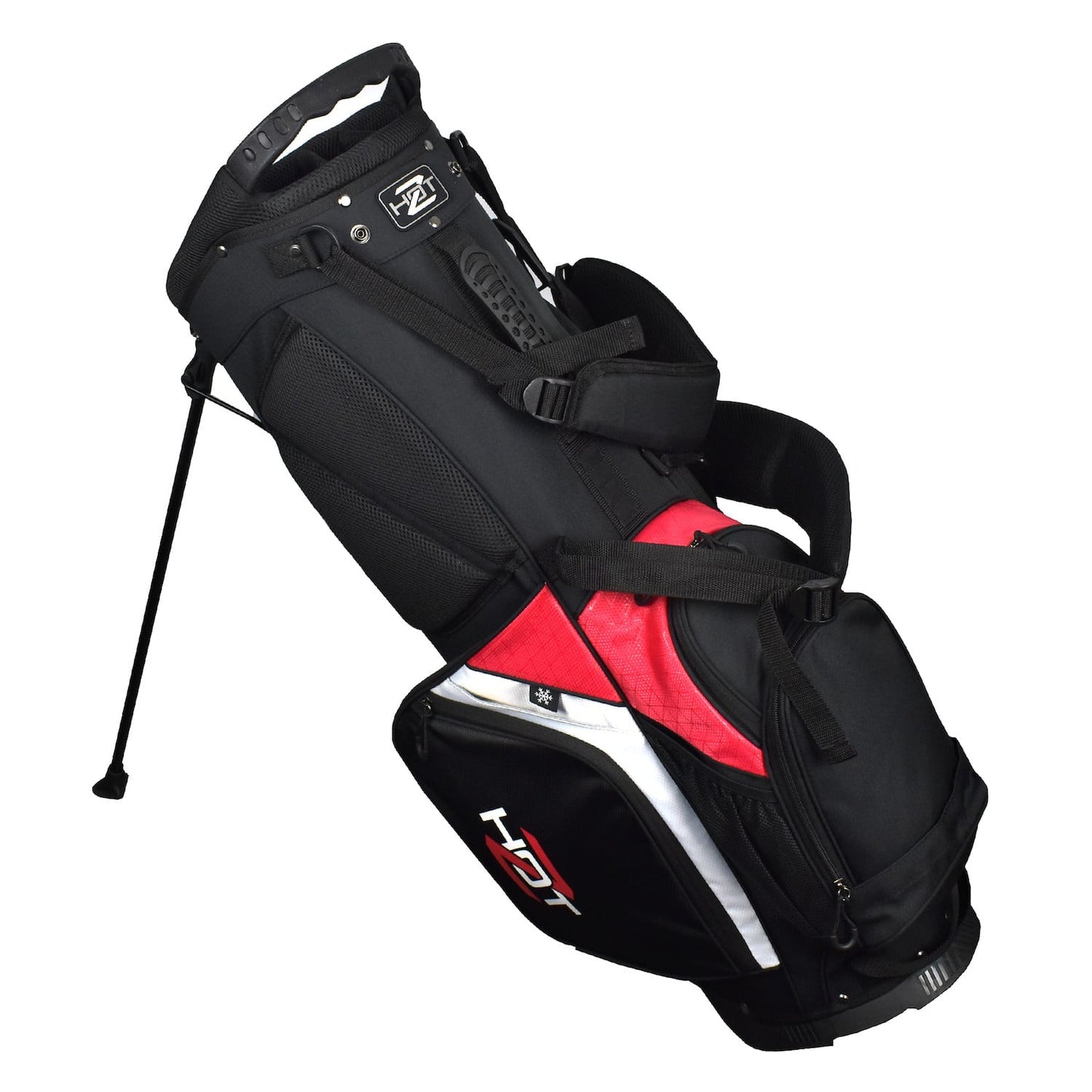 Hot Z 3.0 Golf Bag Stand Bag Black Red 14 Way Divider