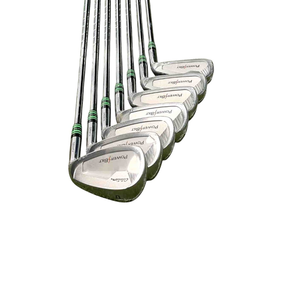 Powerbilt Citation Iron Set 4-PW Right Handed Steel Stiff Flex