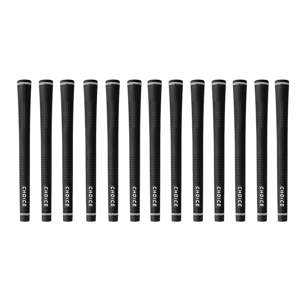 Set of 13 Choice Golf Grips Rubber Blackout Swing Grips