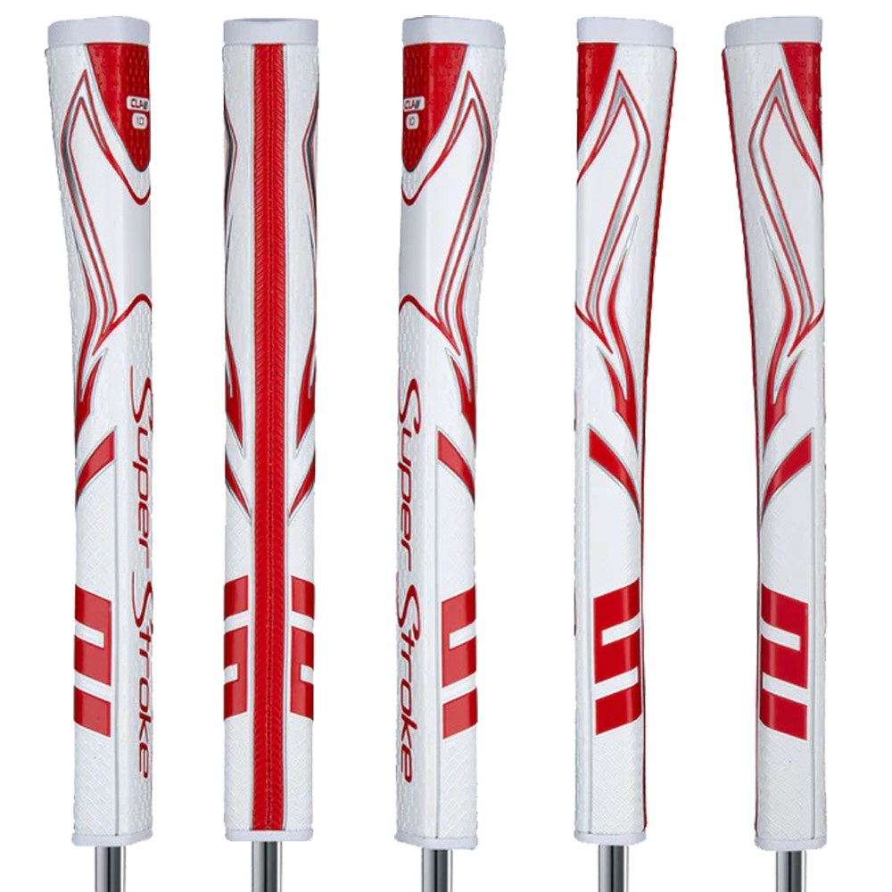 Super Stroke Zenergy Claw 1.0 Putter Grip White Red