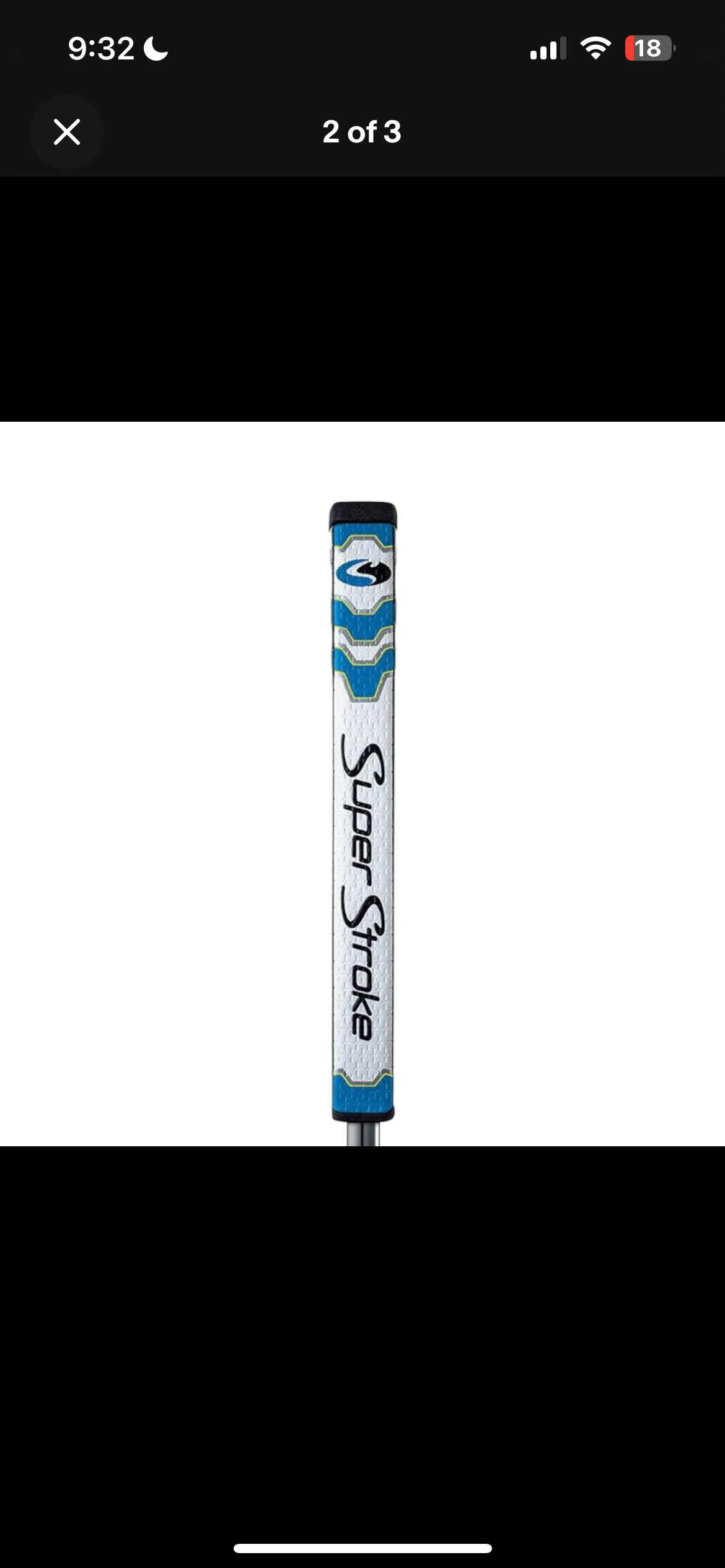 Super Stroke Counter Core Putter Grip Pistol GT Tour 50g Weight