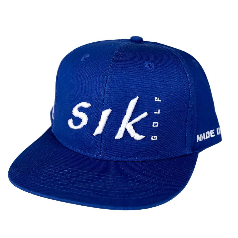 SIK Golf Hat Adjustable Blue Cap