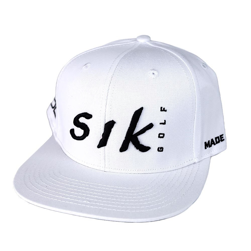 SIK Golf Hat Adjustable White Cap