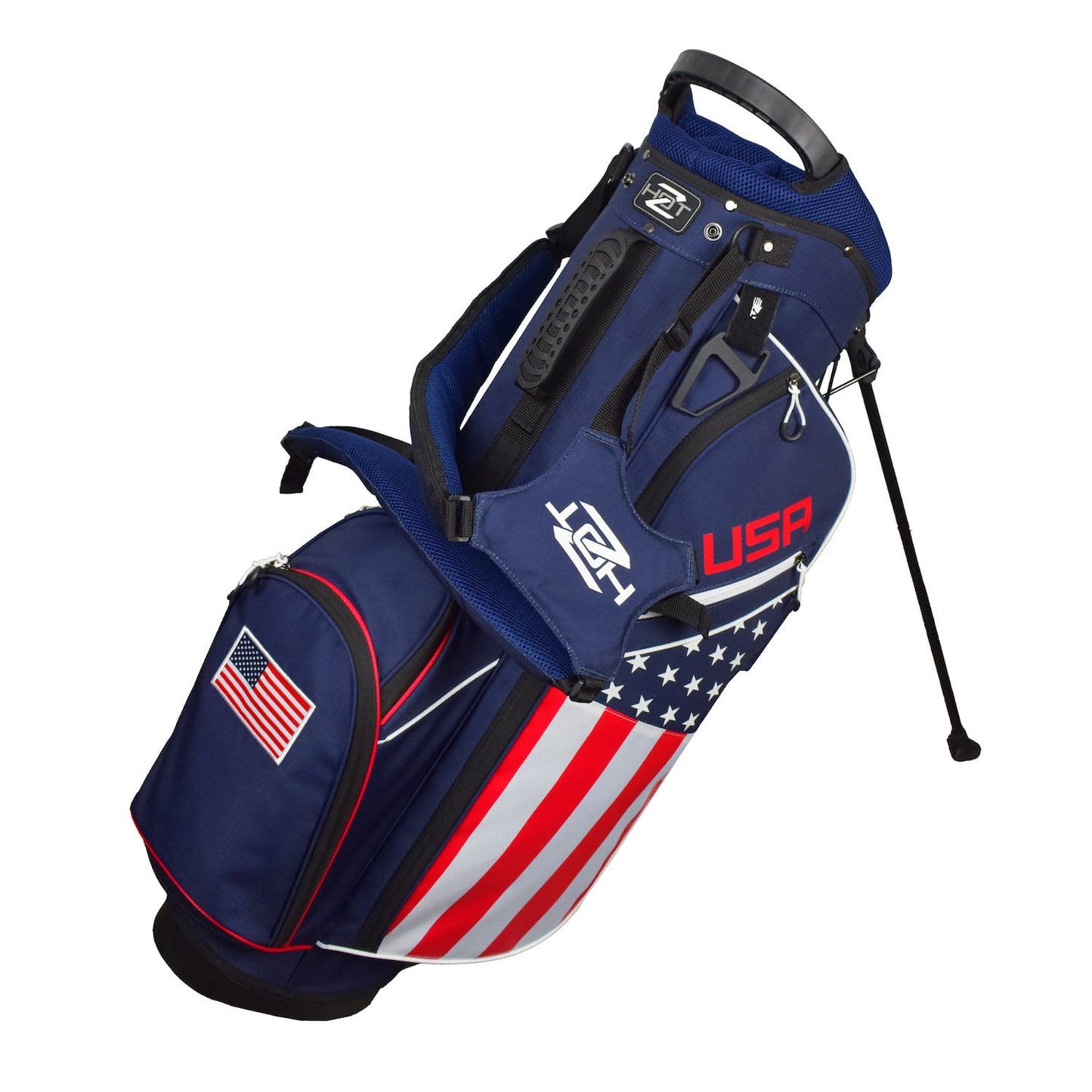 Hot-Z USA Stars and Stripes Golf Stand Bag 14 Way Divider
