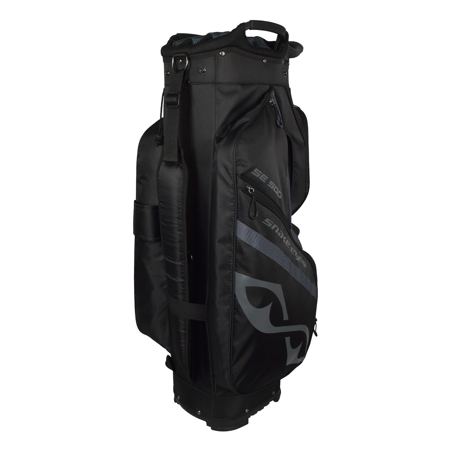 Snake Eyes SE500 Cart Golf Bag 14 Way Divider Black Grey