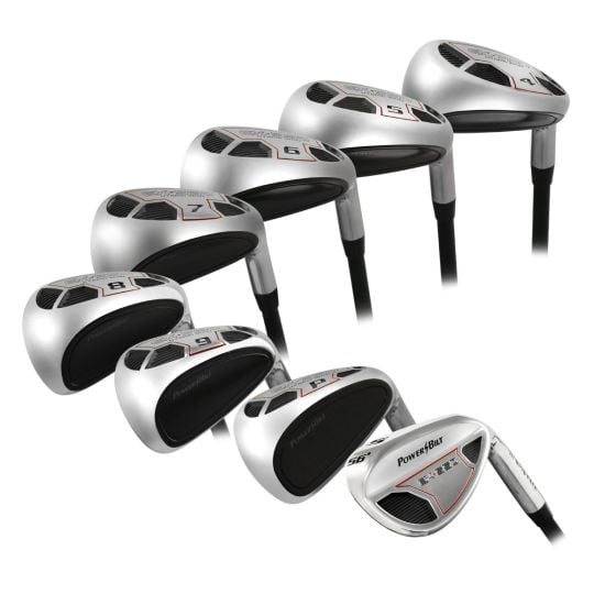 Powerbilt Golf EX-550 Hybrid Iron Set 4-SW Right Hand Graphite Choose Flex
