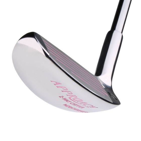 Ladies Intech Approach Two-Way Chipper Right Hand or Left Hand Chrome Pink