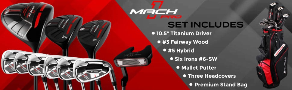 Orlimar Mach 1 Pro Men's Premium Golf Club Package Set Choose RH or LH