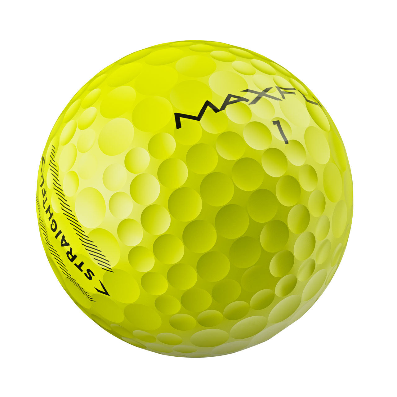 3 Dozen Maxfli StraightFli Golf Balls Gloss Yellow 36 Balls Total