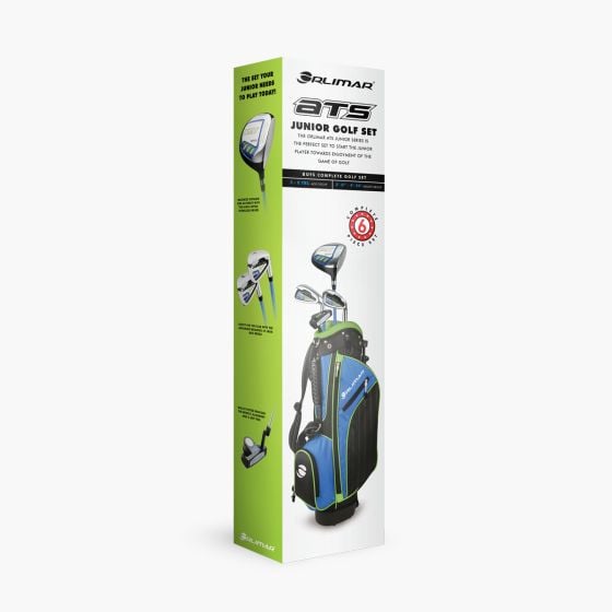 JUNIOR Orlimar ATS Boys Golf Club Set Blue Lime Series Set Ages 3-5 - Choose Right or Left Hand