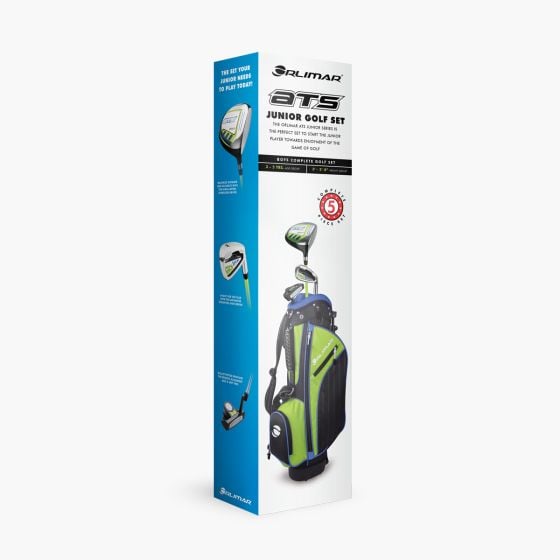 JUNIOR Orlimar ATS Boys Golf Club Set Blue Lime Series Set Ages 3-5 - Choose Right or Left Hand