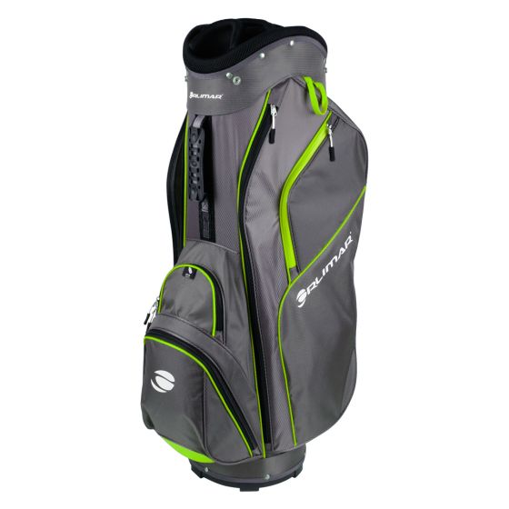 Orlimar CRX 14.6 Golf Cart Bag Charcoal Lime 14 Way Divider