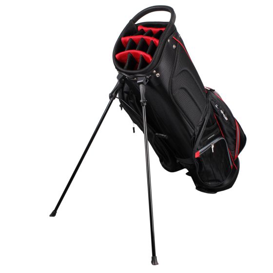Orlimar SRX 14.9 Golf Stand Bag Black Red 14 Way Divider