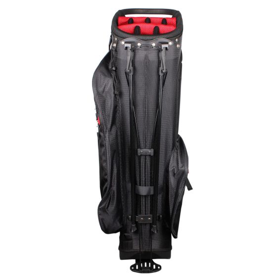 Orlimar SRX 14.9 Golf Stand Bag Black Red 14 Way Divider