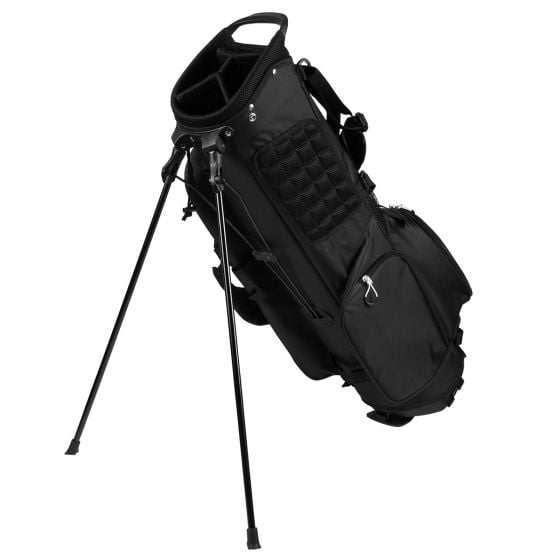 Powerbilt Dunes 4.5 Lightweight Golf Stand Bag Black Gray 4 Way Divider