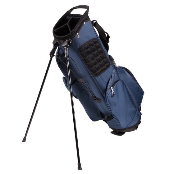 Powerbilt Dunes 4.5 Lightweight Golf Stand Bag Blue Black 4 Way Divider