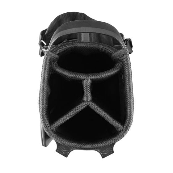 Powerbilt Dunes 4.5 Lightweight Golf Stand Bag Gray Black 4 Way Divider