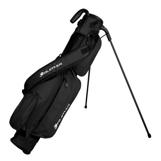 Orlimar Pitch 'N Putt Elite Synthetic Leather Sunday Golf Bag Black