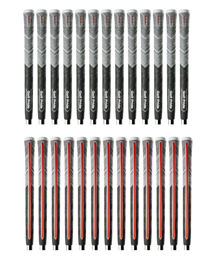 Set of 13 Golf Pride MCC +4 Align Max Golf Grips with Grip Kit Standard Size