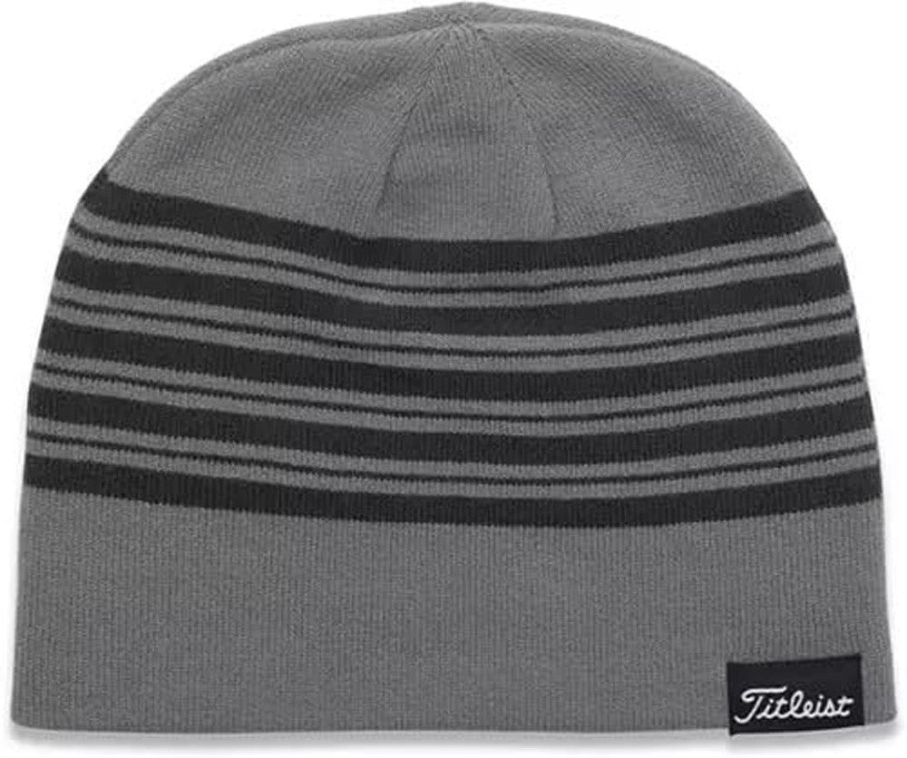 Titleist Lifestyle Reversible Beanie Winter Golf Hat Charcoal Gray