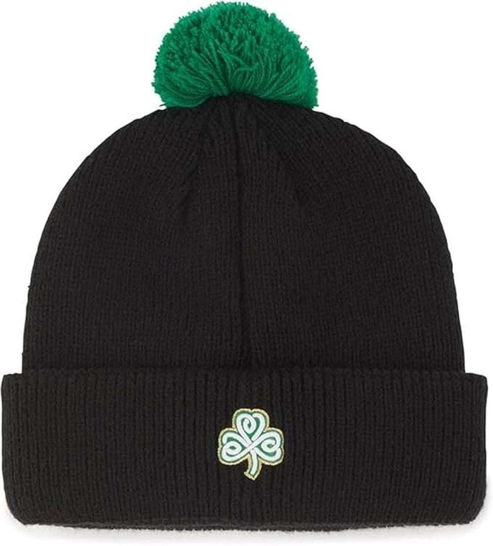 Titleist Golf Boardwalk Shamrock Winter Beanie Hat Winter Black Green