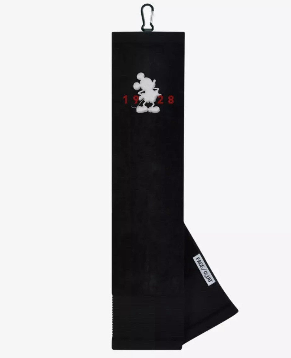 Team Effort Disney Mickey Mouse Embroidered Tri-Fold Golf Towel 16x24