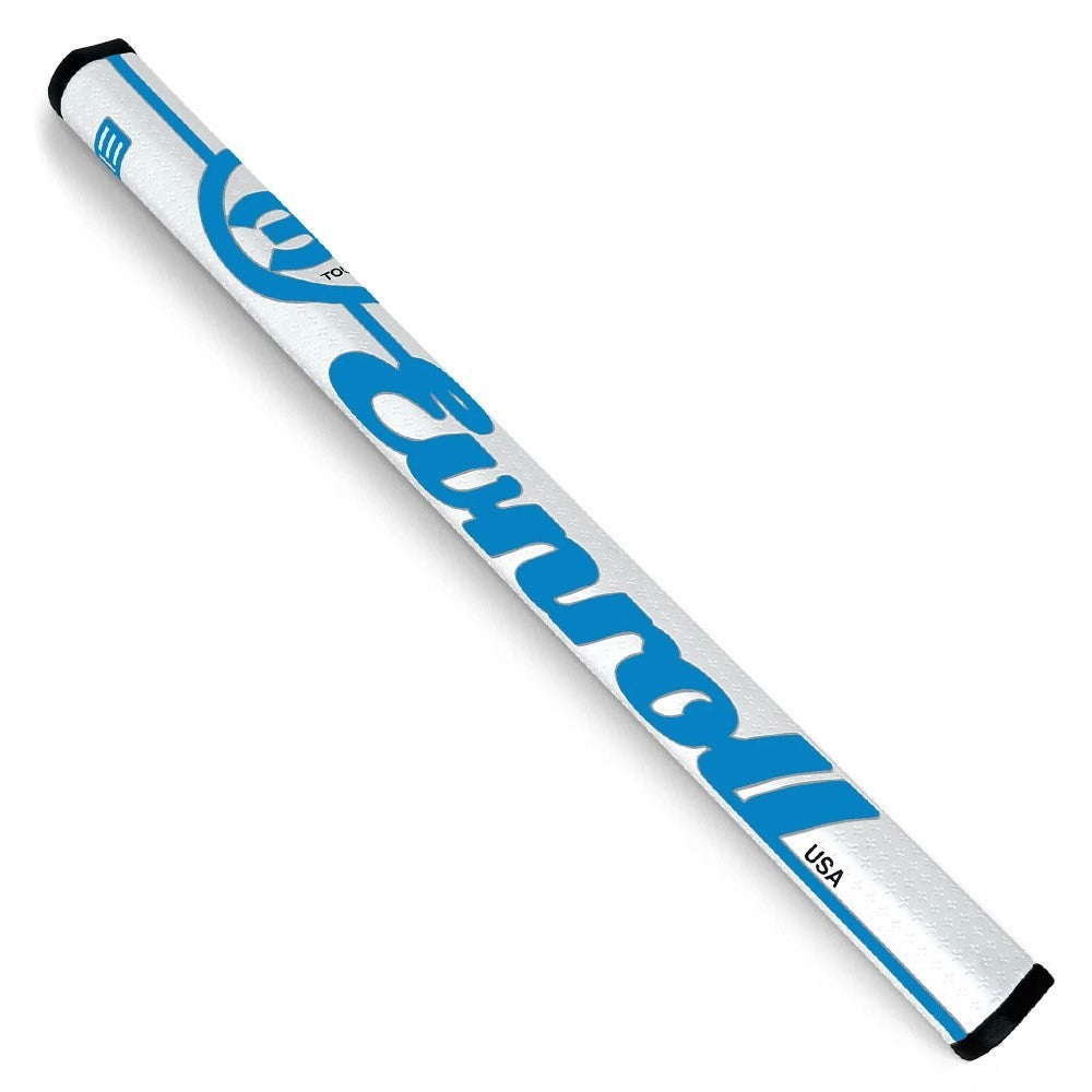 EVNROLL 38 Putter Grip White Blue Brand New 17 Inch Long Putter Grip