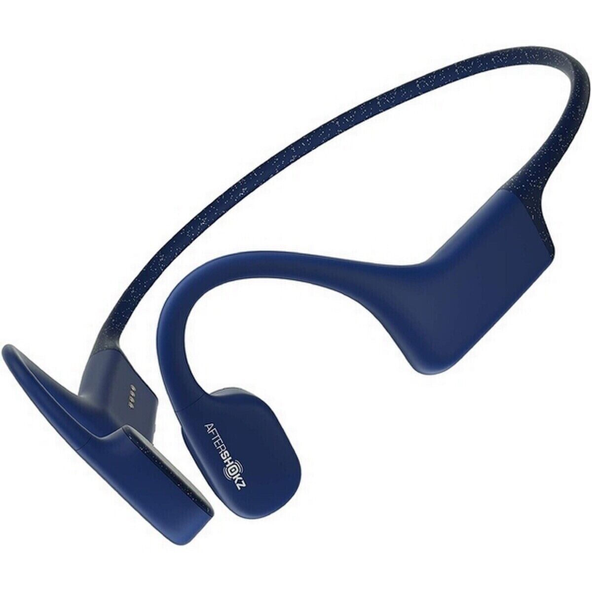 Aftershokz OpenSwim Bone Conduction Swimming Headphones Blue Brand New