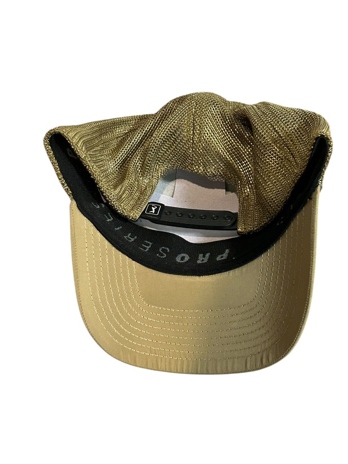 PGA Tour Trucker Mesh Snapback Hat Cap Coriander Camo Adjustable