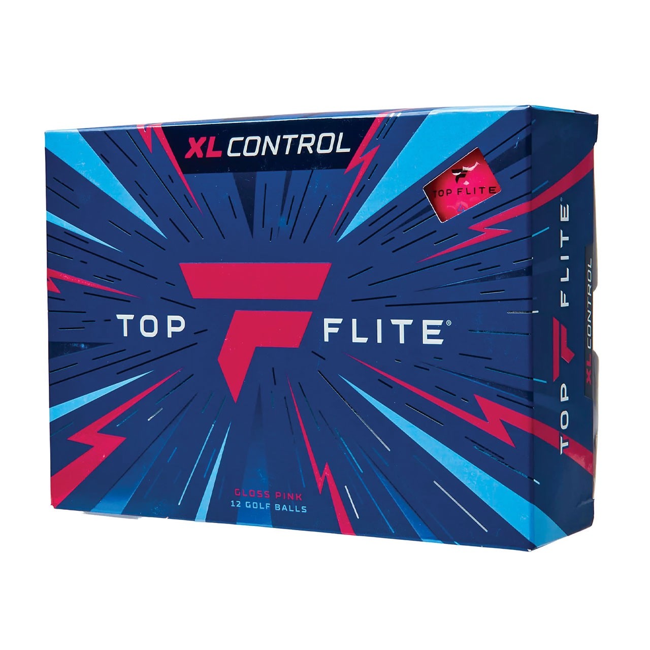 3 Dozen Top Flite XL Control Golf Balls Gloss Pink 36 Balls