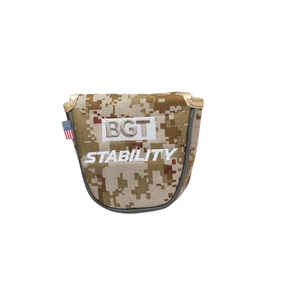 BGT Mallet Putter Head Cover Camouflage Magnetic Closure Brand New