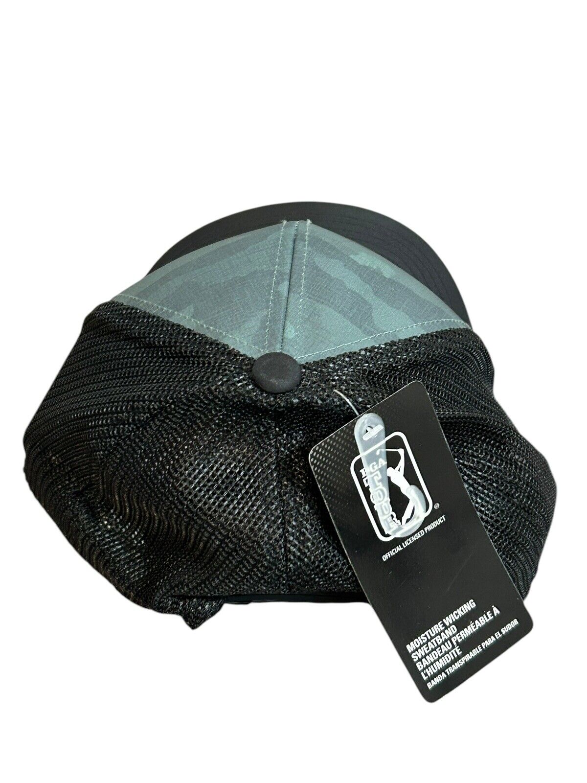 PGA Tour Trucker Mesh Snapback Hat Cap Duck Green Camo Adjustable