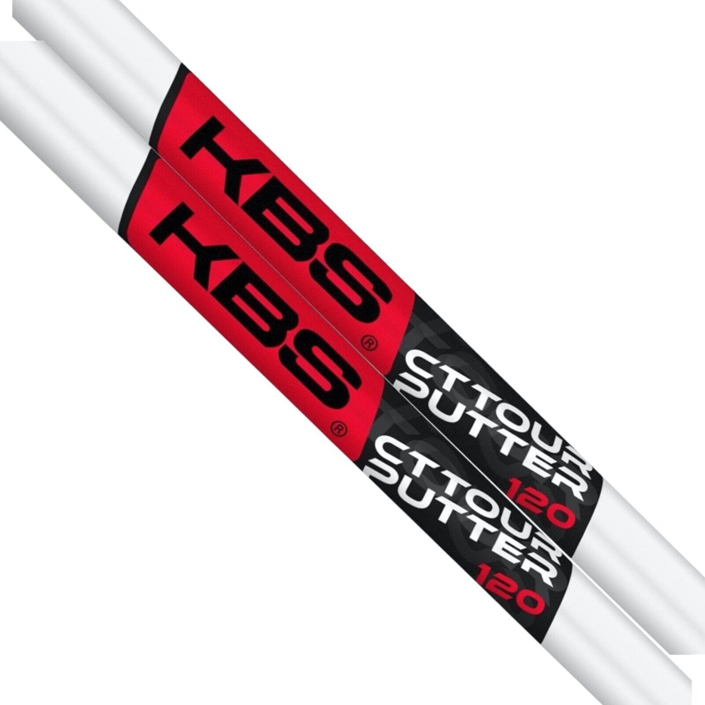 KBS CT Tour Putter Shaft White Straight .355 Taper Tip 38" 124g NEW
