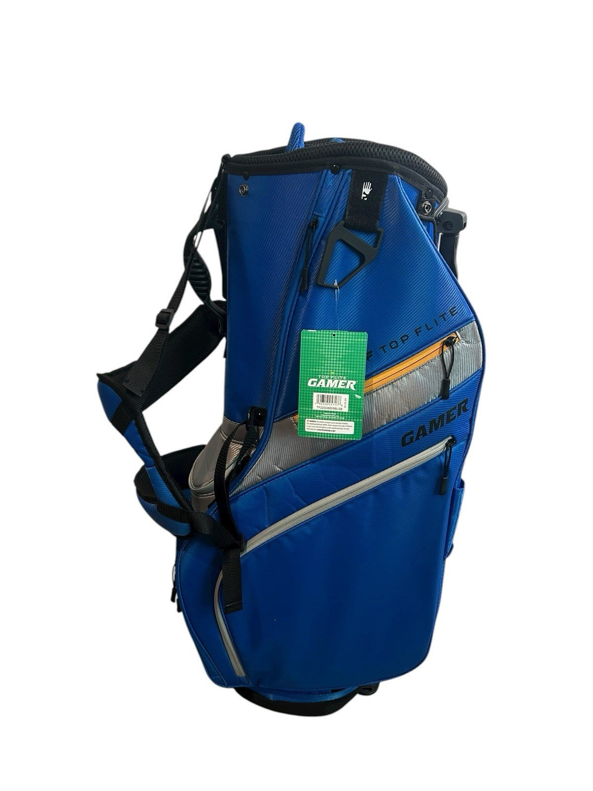 Top Flite Gamer Stand Golf Bag 7 Way Divider Blue