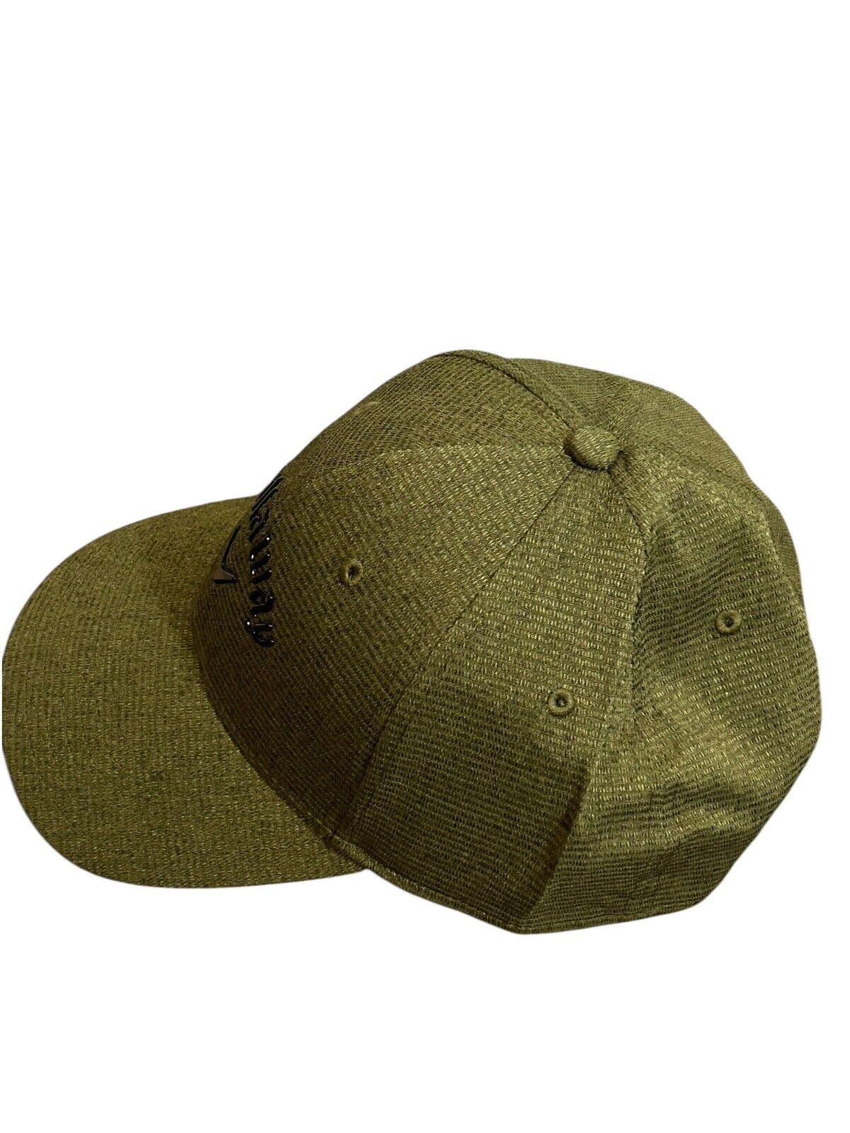 Callaway Golf Strapback Hat Cap Liquid Metal Military Green Adjustable