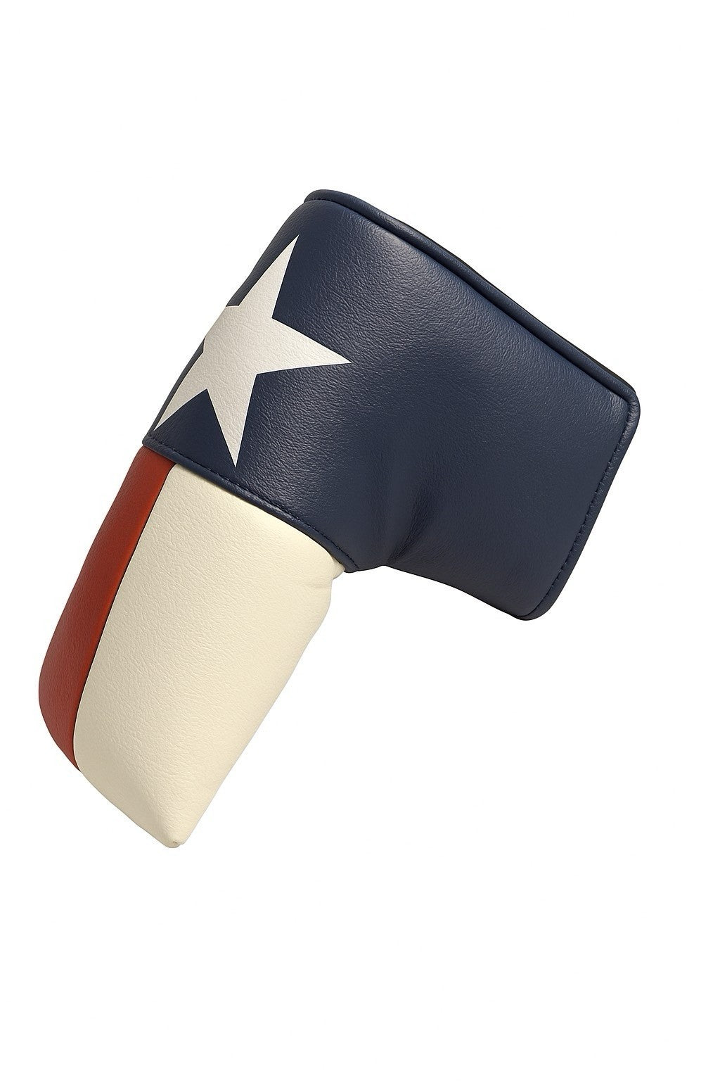 Texas State Flag Blade Putter Cover PU Leather Magnetic Closure