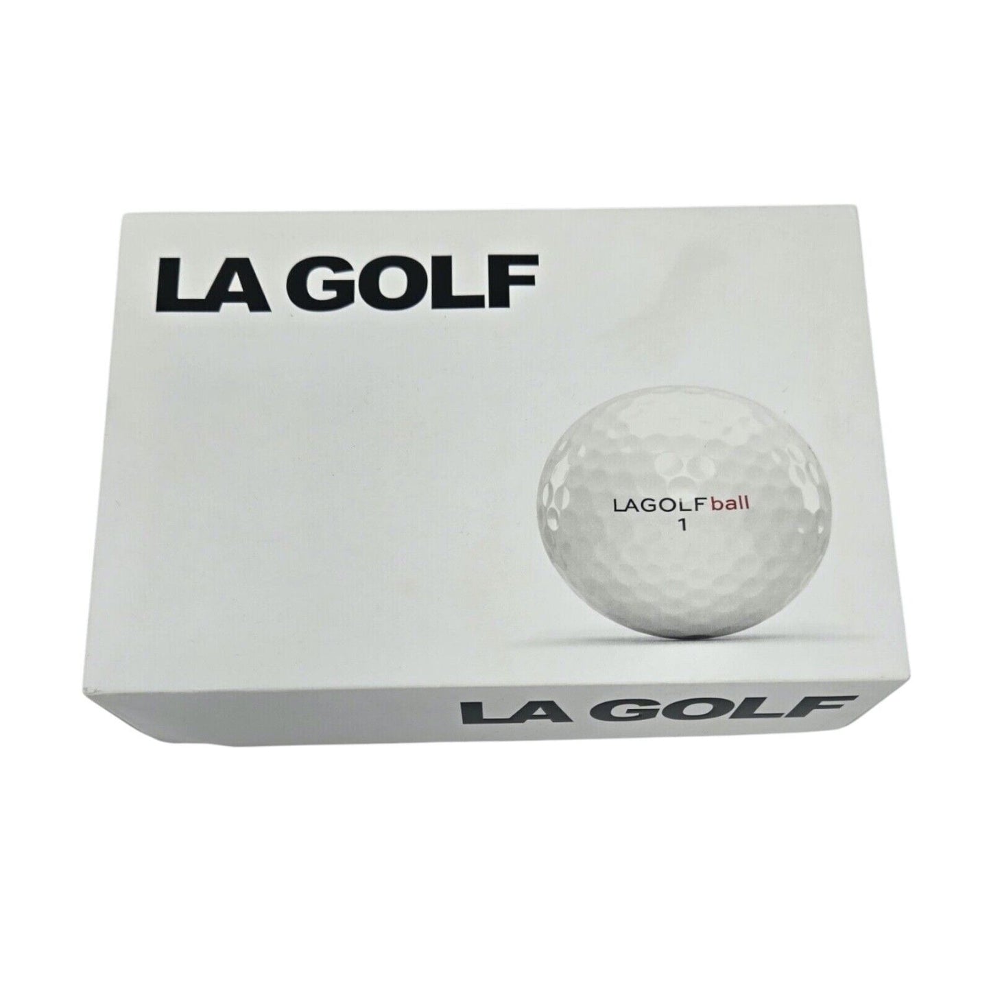 LA Golf 1 Dozen 12 Golf Balls White 4 Piece Design