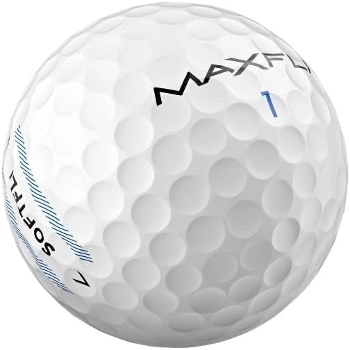 Maxfli SoftFli Golf Balls 1 Dozen 12 Balls Gloss White Ultra Low Compression
