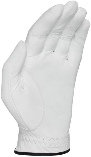 Maxfli Honors Golf Glove Men's Medium White/Black Worn on Left Hand