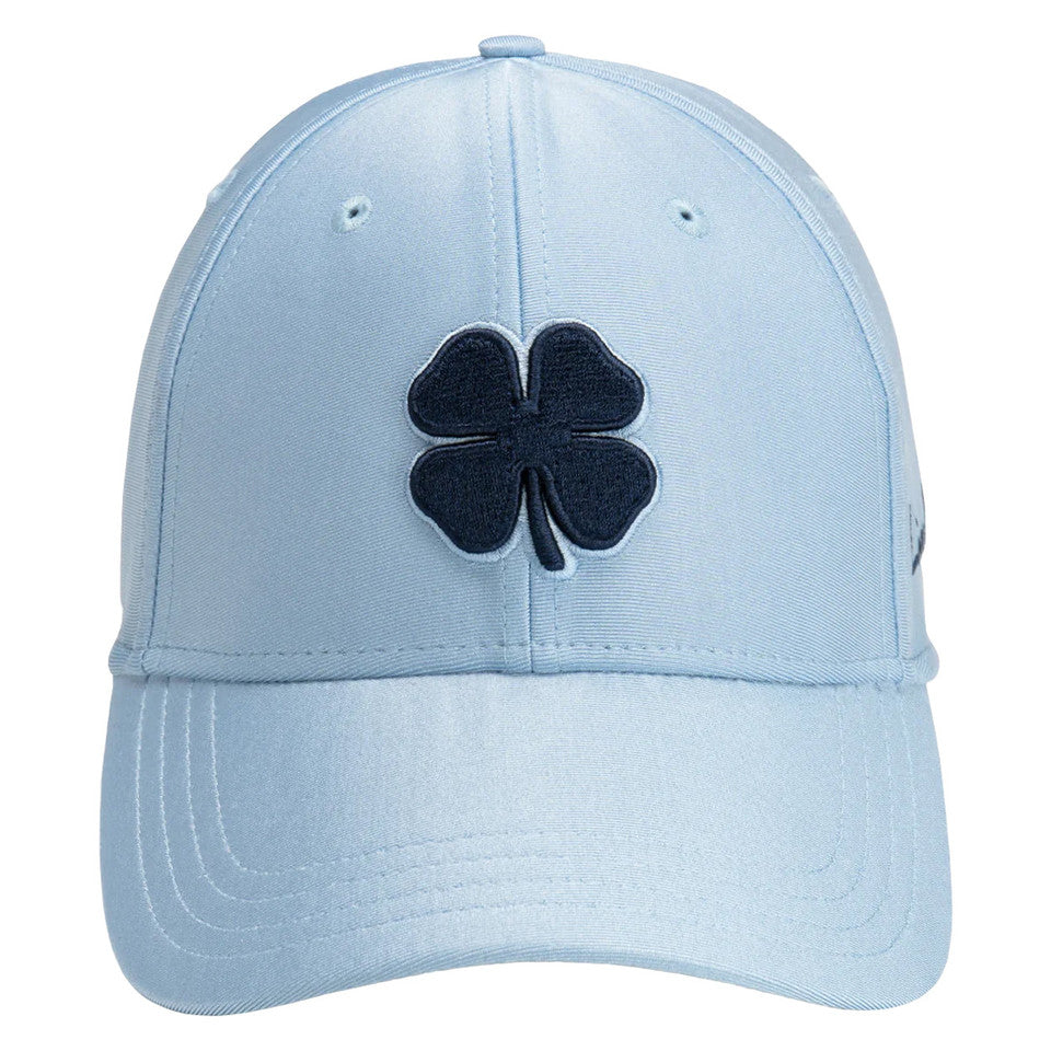 Black Clover Live Lucky Fitted Golf Hat L/XL Premium Clover 102 Carolina Blue