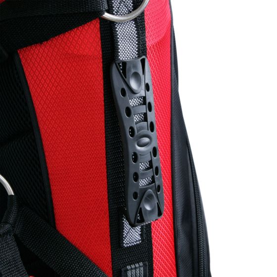 Orlimar SRX 5.6 Golf Stand Bag Black Red 5 Way Divider