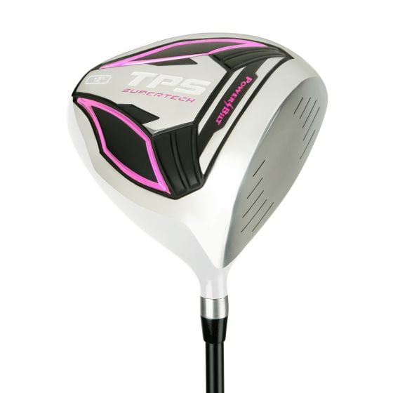 Women's Powerbilt Golf TPS Supertech Driver 12 Degree Right Hand Ladies Flex Graphite Pink Black