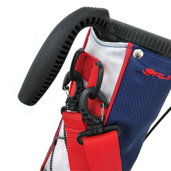 Orlimar Pitch 'N Putt Golf Lightweight Stand Carry Bag USA Red White Blue