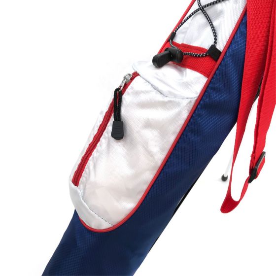 Orlimar Pitch 'N Putt Golf Lightweight Stand Carry Bag USA Red White Blue