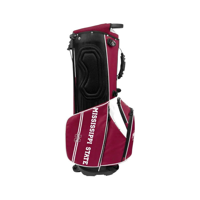 NCAA Team Effort Mississippi State Bulldogs Golf Caddie Carry Hybrid Bag 14 Way Divider