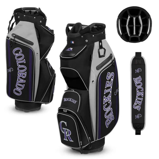 Team Effort Golf MLB Colorado Rockies Cooler Cart Golf Bag